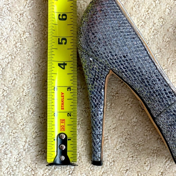 BADGLEY MISCHKA Sparkling Peep-Toe Heels - Picture 10 of 13